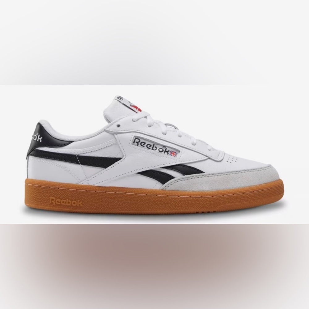 New Without Box, Reebok Club C Revenge Vintage Black & White Men Size 9 Sneakers